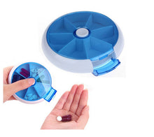 Rotatable 7 Days Environmental Portable Drug Storage Box Week Pill Medicine Case TIML66