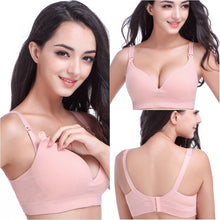 Seamless Padded Feeding Nursing Bras Ladies Wire-Free Maternity Breastfeeding Bra B C Cup Clothes TIML66