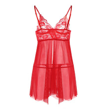 sexi woman lingerie ladies red sheer lace sleepwear temptation transparent womens underwear nuisette braces dress thongs TIML66