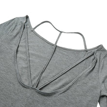 sexy back backless women t-shirts dress o neck long sleeve solid casual dress elegant ladies party mini dresses vestido TIML66