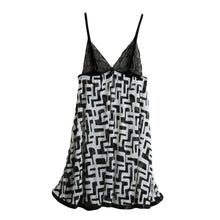 sexy costumes women babydoll dress stone print lace sheer mesh spaghetti strap sleepwear nightgown sexy lingerie with g-string TIML66
