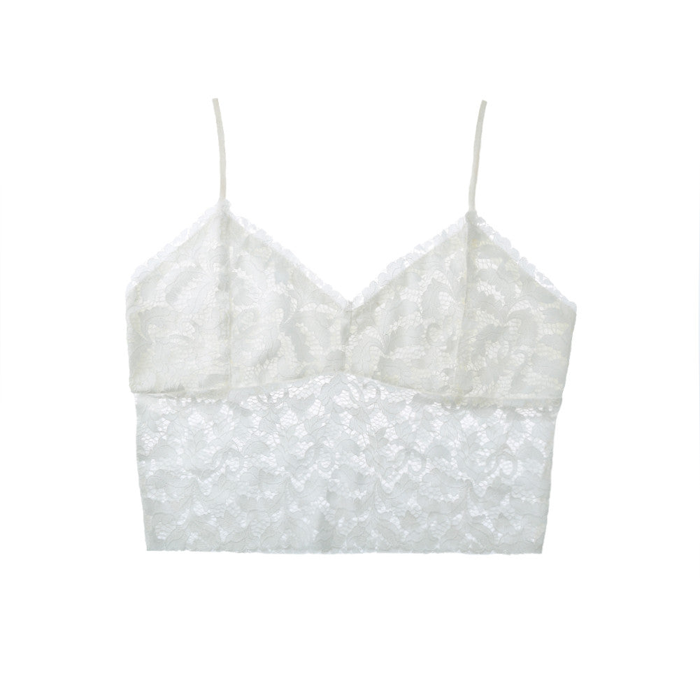 Sexy Crochet Lace Tank Top Women Crop Top Hollow Out V Neck Sleeveless Casual Vest Slim Women Tops Short Tee Blusas White TIML66 TIML66