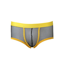 Sexy Gay Men Mesh Sheer Boxer Shorts U Convex Pouch Bokserki Dropped Elastic Waist Gridding See Through Underpants Underwear TIML66 TIML66