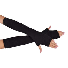 Sexy Lady Women Arm Long Half Fingerless Gloves Sleevelets Knitted Mittens Glove 13 Colors PY6 TIML66