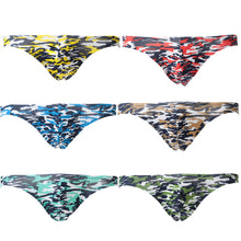 sexy men camouflage briefs underwear breathable men briefs u convex pouch low waist bikini briefs underpants TIML66
