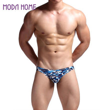 sexy men camouflage briefs underwear breathable men briefs u convex pouch low waist bikini briefs underpants TIML66