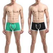 sexy men cotton underwear boxer trunks male soft underpants boxers 7 colors TIML66