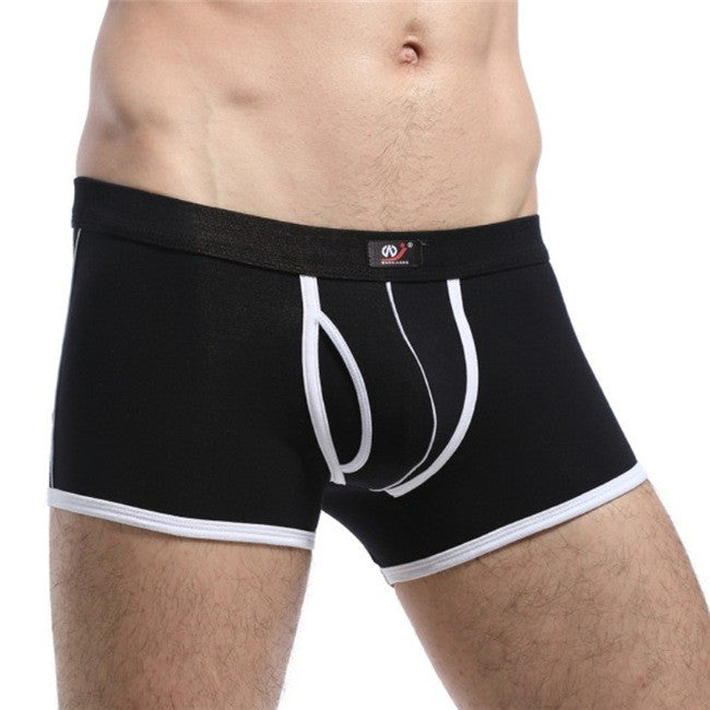 sexy men cotton underwear boxer trunks male soft underpants boxers 7 colors TIML66