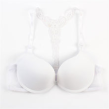 sexy push up bras for women front closure lace racer back racerback bra smooth 32 3b4 TIML66