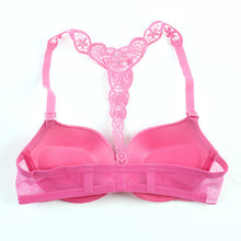 sexy push up bras for women front closure lace racer back racerback bra smooth 32 3b4 TIML66