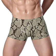 Sexy Underwear Men Snake Printed Spandex Underpants Mens Underwear Boxers Shorts Men's Boxer Panties L-XXXL TIML66 TIML66