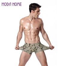 Sexy Underwear Men Snake Printed Spandex Underpants Mens Underwear Boxers Shorts Men's Boxer Panties L-XXXL TIML66 TIML66