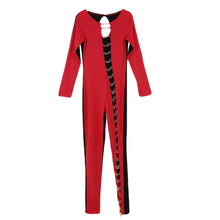 Sexy Women Bandage Jumpsuit Hollow Out Bodycon Jumpsuit Round Neck Long Sleeve Club Rompers Plus Size TIML66 TIML66