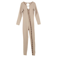 Sexy Women Bandage Jumpsuit Hollow Out Bodycon Jumpsuit Round Neck Long Sleeve Club Rompers Plus Size TIML66 TIML66