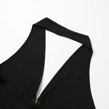 sexy women deep v neck wrap bodycon dress front zipper backless clubwear ukraine club party midi dress black vestidos de renda TIML66