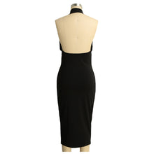 Sexy Women Deep V-neck Wrap Bodycon Dress Front Zipper Backless Clubwear Ukraine Club Party Midi Dress Black Vestidos De Renda TIML66 TIML66