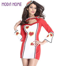 sexy women deguisement adultes cheerleadercosplay costume game uniform sweetheart cut out lace fancy party dress outfit red TIML66