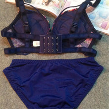 sexy women floral deep v bra brassiere push up underwire bra set underwear TIML66