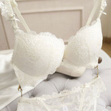 Sexy Women Lace Push Up Deep V Bra and Panty Set Underwire Bras Underwear Lingerie Outfits TIML66
