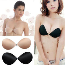 sexy women silicone push up bra self adhesive sticky breast strapless bras TIML66