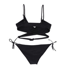 sexy womens bandage set push up padded bra swimsuit bathing swimwear TIML66