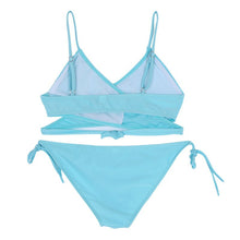 sexy womens bandage set push up padded bra swimsuit bathing swimwear TIML66