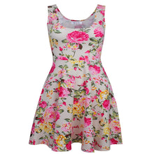 Sexy Women's Floral Sleeveless Short Mini Dress Body-con Casual Beach Sundress TIML66