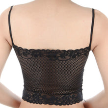 Sexy Womens Lace Mesh Tube Top Tank Bra Wrapped Chest Pad Underwear Bra  TIML66