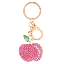 Shining Crystal Rhinestone Cute Fruit Key Ring Zinc Alloy Car Key Chain Purse Bag Charm Accessory Gift TIML66 TIML66