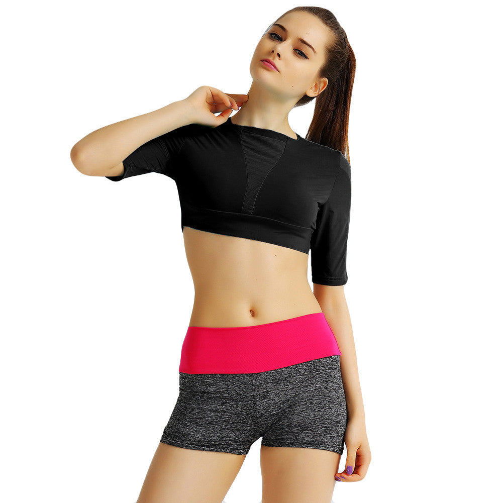 Short T shirt Women Crop Top Solid Color Short Sleeve Tops Slim Casual Tee Shirt Women T-shirt Blusas TIML66 TIML66