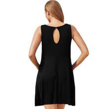 sleeveless women dress hollow out evening party black dress robe elegant office dress vestidos xxxl plus size TIML66