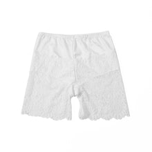 smooth soft stretch safety short pants for women luxury lace solidcolor boxers ladies shorts underwear feminino TIML66