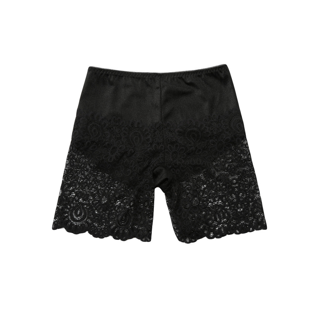 Smooth Soft Stretch Safety Short Pants Luxury Lace Solid Color Boxers Ladies Shorts Underwear Feminino TIML66 TIML66