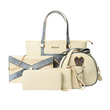 Snake Print PU Leather Women Bag Handbag 6Pcs Snakeskin Zipper Women Messenger Bags Famous s Crossbody Shoulder Bag Bolsa TIML66 TIML66