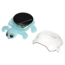 solar kids toys cute mini tortoise crystal solar powered energy tortoise insect educational solar toys forchildren TIML66
