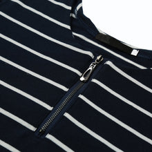 Striped Dress Sexy Women Dress Cut Out Cold Shoulder O-Neck Long Sleeve Ladies Vintage Dress Vestido De Festa TIML66 TIML66