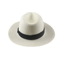 Women Straw Hat Floppy Wide Brim Foldable Sun Hat Beach Holiday Casual Cap WhiteBeigeBrown TIML66 TIML66