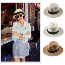 Women Straw Hat Floppy Wide Brim Foldable Sun Hat Beach Holiday Casual Cap WhiteBeigeBrown TIML66 TIML66