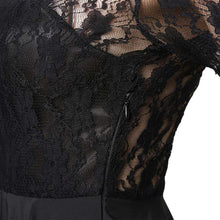 Sexy Women Dress Lace Splice Hollow Out Elegant Office Dress Pleated Evening Party Bodycon Dress Black Vestido TIML66 TIML66