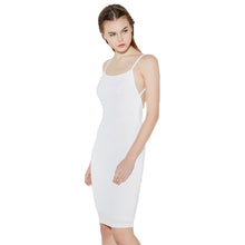 sexy women mini slip dress spaghetti strap open back sleeveless bodycon evening party dress clubwear vestidos TIML66