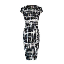 women bodycon dress short sleeve knee length dress ol formal work short dresses TIML66