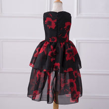 Sweet Flower O Neck Collar Sleeveless Floral Color Infant Baby Girls Dress 3-8Y Toddler Girls Birthday Party Dress PY2 TIML66