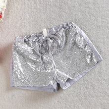 2~ years kids girl sequins shorts short pants tie bow elastic waist trousers TIML66