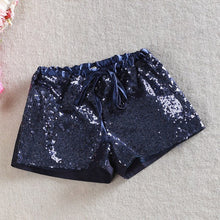 2~ years kids girl sequins shorts short pants tie bow elastic waist trousers TIML66