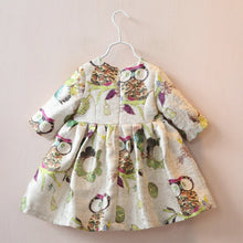2 years infant baby girls dress half sleeve owl pattern high waist dresses TIML66