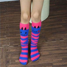 kids girls knee high socks school cotton tights striped stockings for girls TIML66