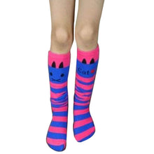 Toddlers Kids Girls Knee High Socks School Cotton Tights Striped Stockings for Girls 1-8Years TIML66