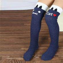 Toddlers Kids Girls Knee High Socks School Cotton Tights Striped Stockings for Girls 1-8Years TIML66