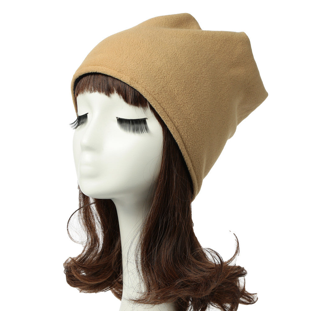 Fleece Women Piles Cap Cover Headgear Warm Beanies Casual Solid Hat Hip-hop Skullies girls Gorros women Beanies TIML66 TIML66