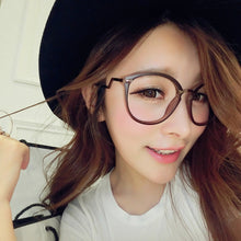 Unisex Women Men Retro Round Nerd Glasses Curving Earstems Semi Metal Frame Spectacles Oculos Feminino TIML66